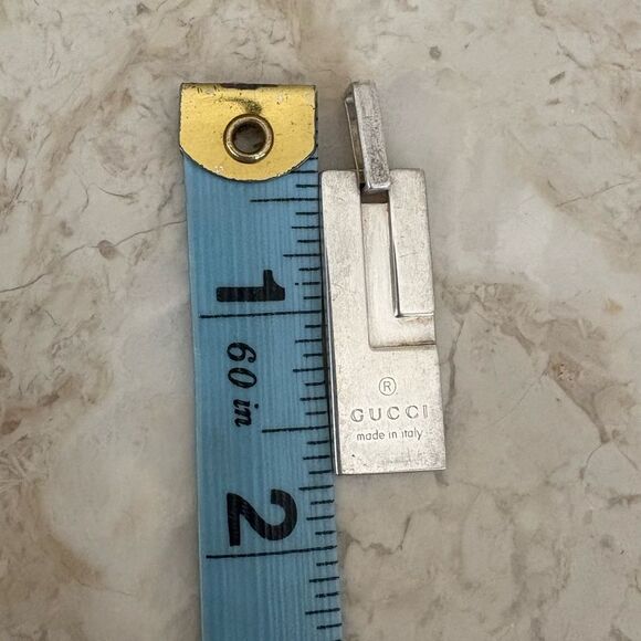Gucci 925 Sterling Silver “G” Pendant - Picture 5 of 5